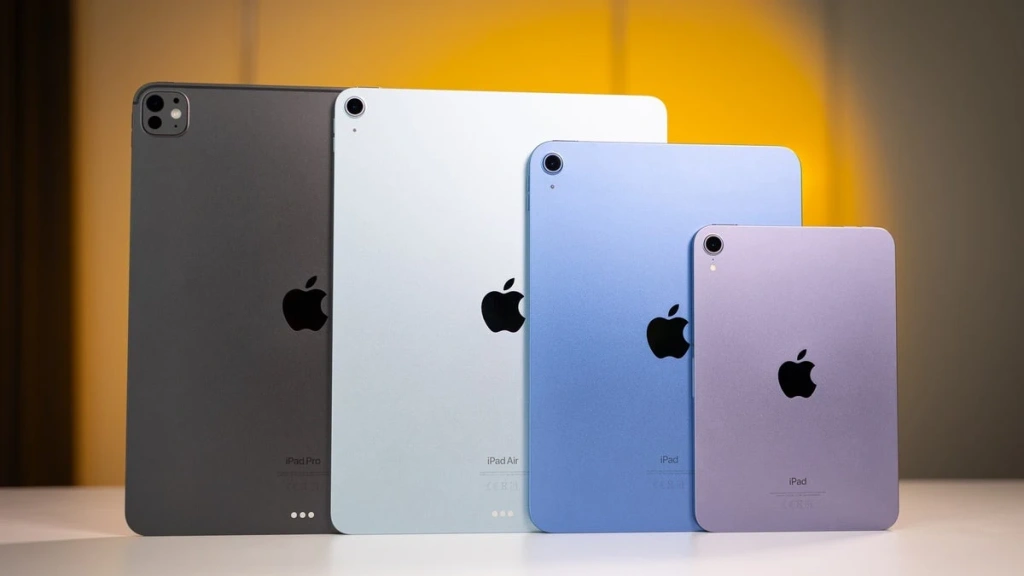Быстрое сравнение iPad